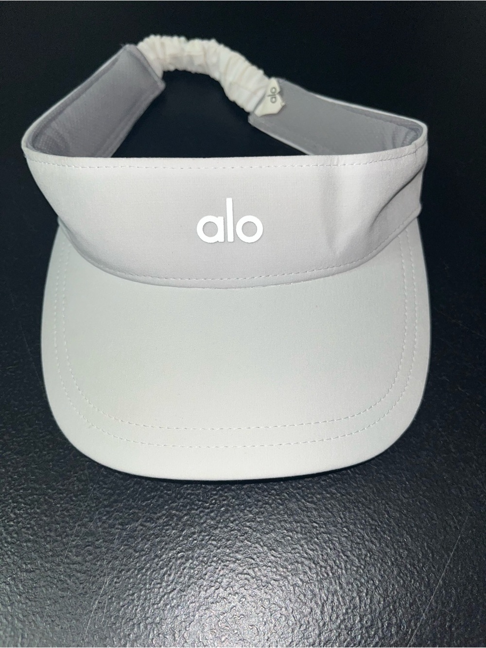 ALO Yoga Classic White Stretch Visor